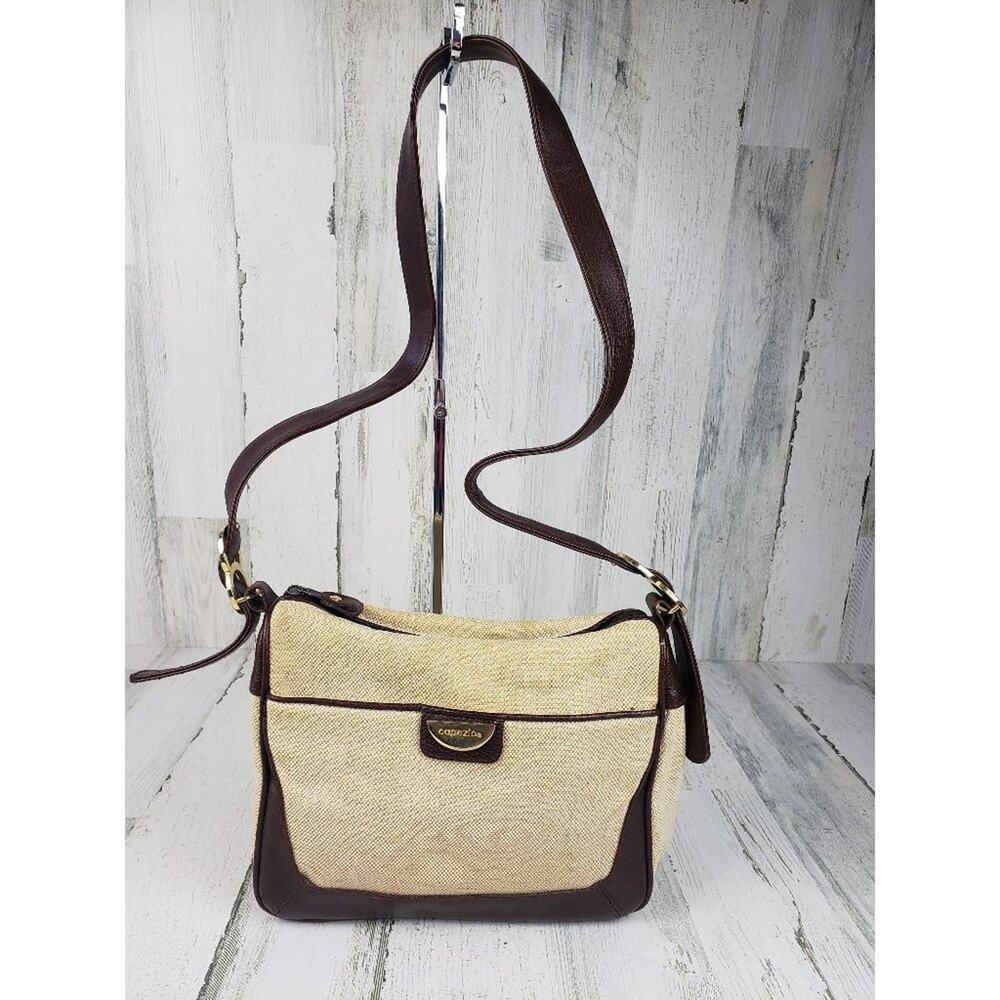 Capezio Beige Brown Shoulder Bag Women's Crossbody Purse